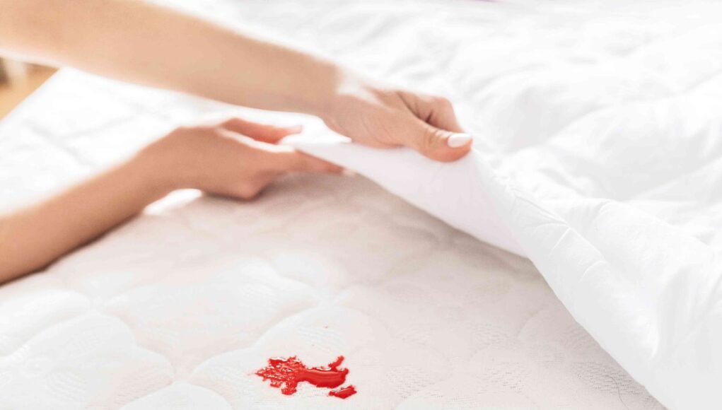 How to Remove Blood Stains from a Mattress without Washing
